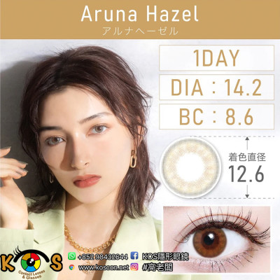 TeAmo 1Day Aruna Hazel ティアモ ワンデー アルナヘーゼル TeAmo 1Day Aruna Hazel ティアモ ワンデー アルナヘーゼル